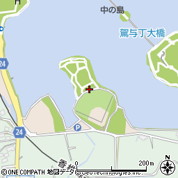 駕与丁公園トイレ４周辺の地図