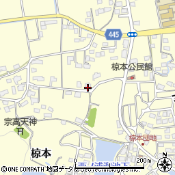 福岡県飯塚市椋本460周辺の地図