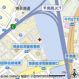 福岡県福岡市博多区石城町21周辺の地図