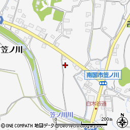 重倉笠ノ川線周辺の地図