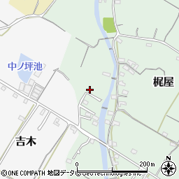 福岡県豊前市梶屋427周辺の地図