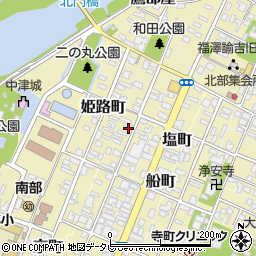 〒871-0076 大分県中津市米町の地図