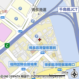 福岡県福岡市博多区石城町周辺の地図