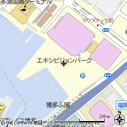 マリンメッセ福岡Ａ館　エキシビションパーク周辺の地図