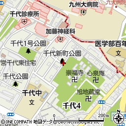 千代新町公園周辺の地図