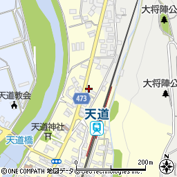 福岡県飯塚市天道51周辺の地図