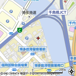 福岡県福岡市博多区石城町17-3周辺の地図