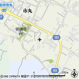福岡県豊前市市丸147周辺の地図