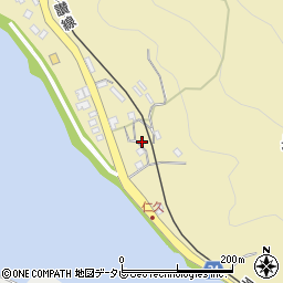 愛媛県大洲市長浜町仁久71周辺の地図