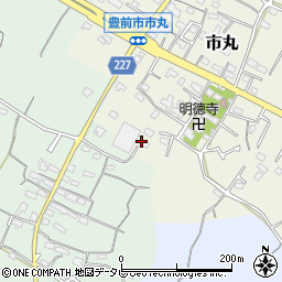 福岡県豊前市市丸196周辺の地図