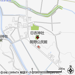 福岡県飯塚市筒野442周辺の地図