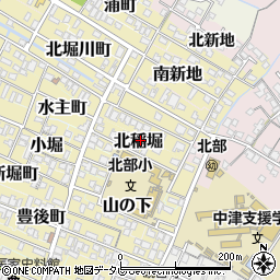 大分県中津市655周辺の地図