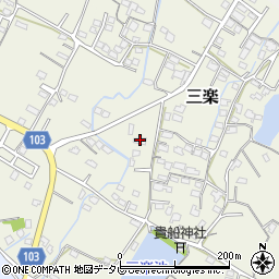 福岡県豊前市三楽39-3周辺の地図