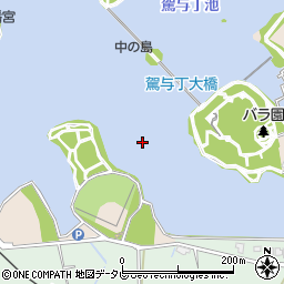 水鳥橋周辺の地図