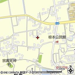 福岡県飯塚市椋本464周辺の地図