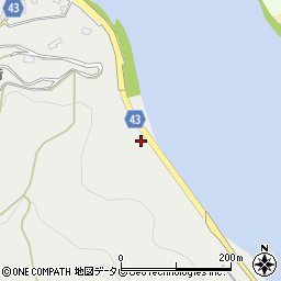 愛媛県大洲市長浜町沖浦5-2周辺の地図