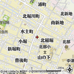 大分県中津市648-3周辺の地図