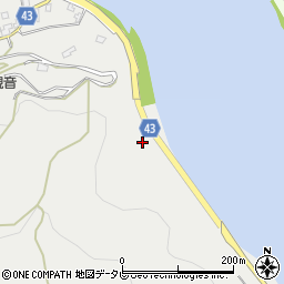 愛媛県大洲市長浜町沖浦2周辺の地図
