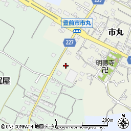 福岡県豊前市市丸244周辺の地図