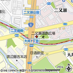 星乃珈琲店福岡二又瀬店周辺の地図