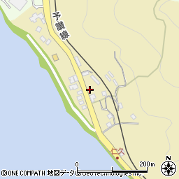 愛媛県大洲市長浜町仁久41周辺の地図