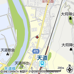 福岡県飯塚市天道33周辺の地図