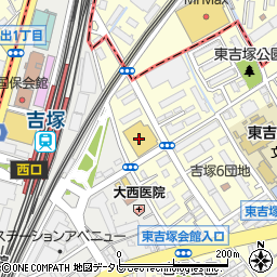 株式会社エルゼ　サンリブ吉塚駅店周辺の地図