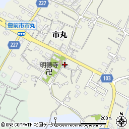 福岡県豊前市市丸153周辺の地図