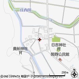 福岡県飯塚市筒野451周辺の地図