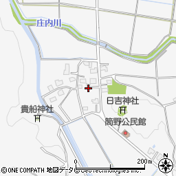 福岡県飯塚市筒野447周辺の地図