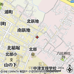 大分県中津市202周辺の地図
