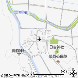 福岡県飯塚市筒野451-1周辺の地図
