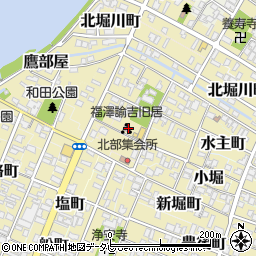 〒871-0088 大分県中津市留守居町の地図