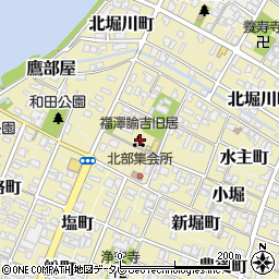 大分県中津市586周辺の地図