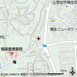 福岡県嘉麻市鴨生77-1周辺の地図