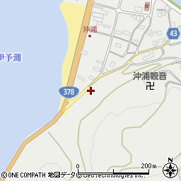 愛媛県大洲市長浜町沖浦2044周辺の地図