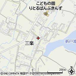 福岡県豊前市三楽162-4周辺の地図