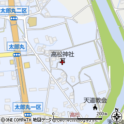 高松神社周辺の地図
