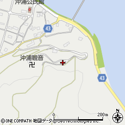 愛媛県大洲市長浜町沖浦1919-1周辺の地図