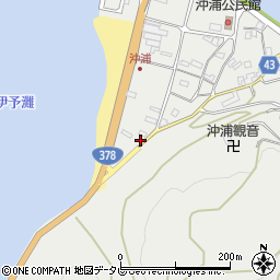 愛媛県大洲市長浜町沖浦2087-3周辺の地図
