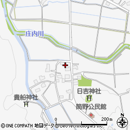 福岡県飯塚市筒野490周辺の地図