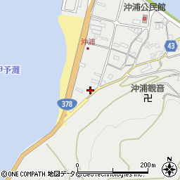 愛媛県大洲市長浜町沖浦2088-3周辺の地図