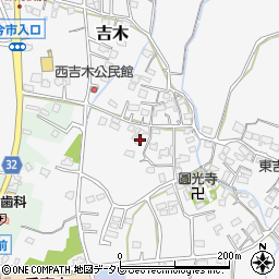 福岡県豊前市吉木656周辺の地図