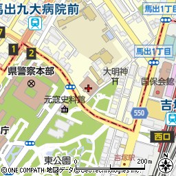 博多税務署周辺の地図