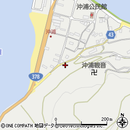 愛媛県大洲市長浜町沖浦2070-3周辺の地図