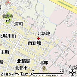 大分県中津市北新地212周辺の地図