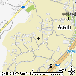 高知県南国市左右山周辺の地図