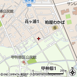 福岡県糟屋郡粕屋町花ヶ浦1丁目7周辺の地図