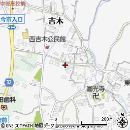 福岡県豊前市吉木640周辺の地図