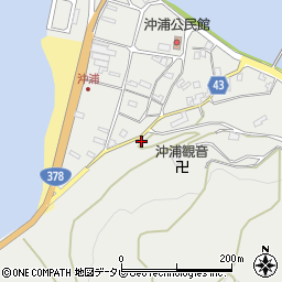 愛媛県大洲市長浜町沖浦2058-3周辺の地図